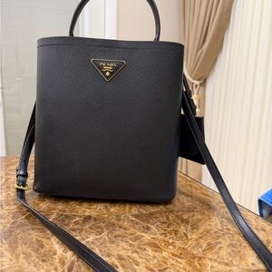 Prada Black Crossbody Leather Bag